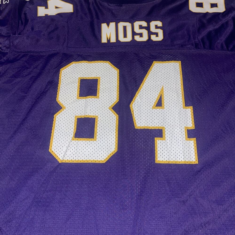 MINNESOTA VIKINGS RANDY MOSS 1995 STARTER JERSEY #84 VINTAGE Size 54 - Picture 2 of 4